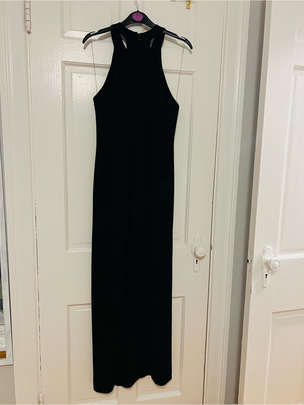 Jones New York Black Halter-Neck Maxi Dress